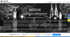 Desktop Screenshot of boogiehostel.com